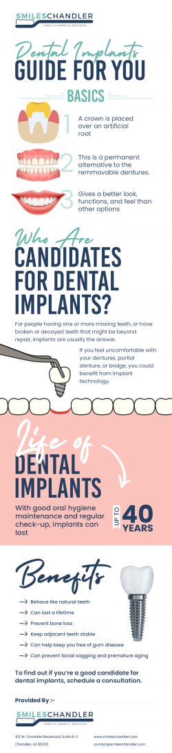 Remake your Smile with Quality Dental Implants in Chandler, AZ from Smiles Chandler
