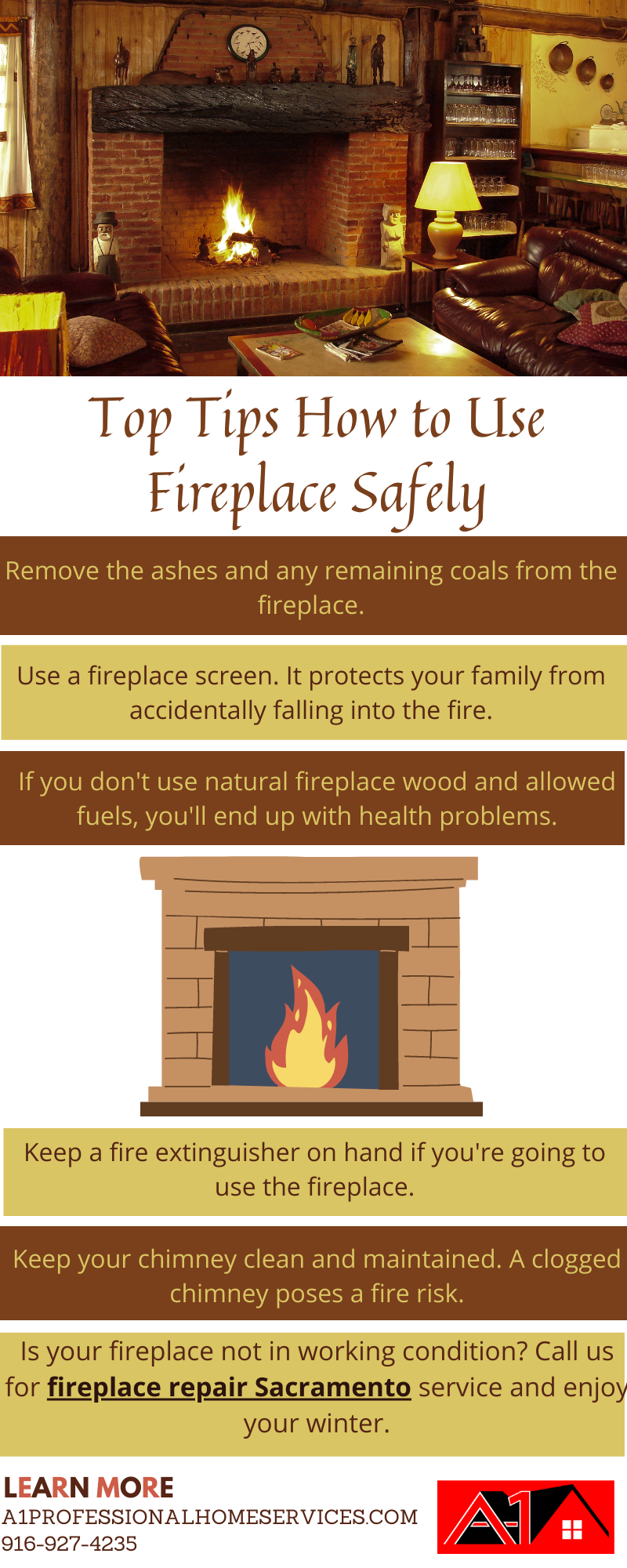 Top Tips to Use Fireplace Safely