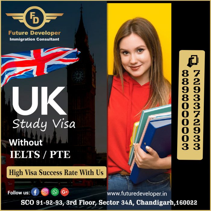 UK Study Visa Without IELTS / PTE