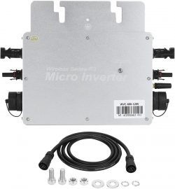 The inverter converts the energy provided by the grid into direct current