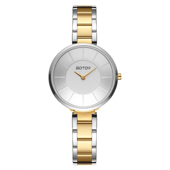 Silver And Gold Stainless Steel Ladies’ Watch