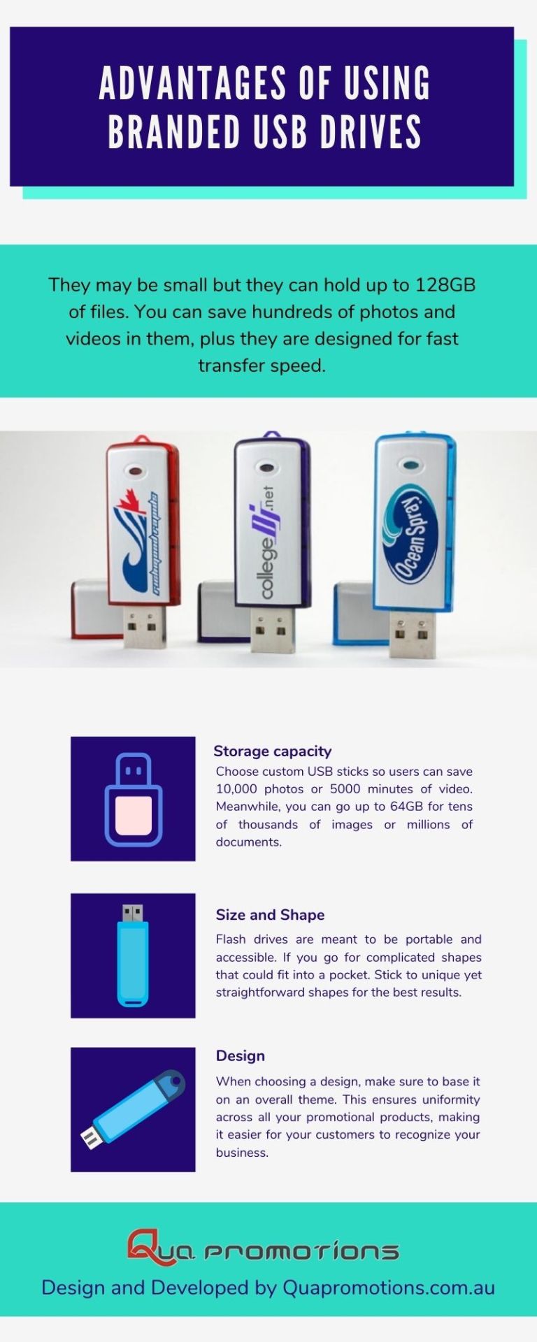 Advantages of using branded USB drives