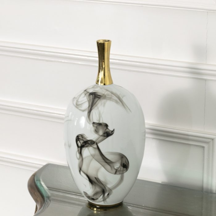 Almond Ceramic Vase Large | Home Decor | Whispering Homes