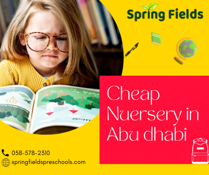 Cheap Nursery in Abu dhabi | Spring Fields Pre Schools
