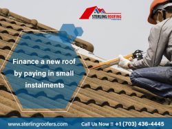 Finance a new roof by paying in small installments