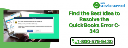 Find The Best Idea to Resolve the QuickBooks Error C-343