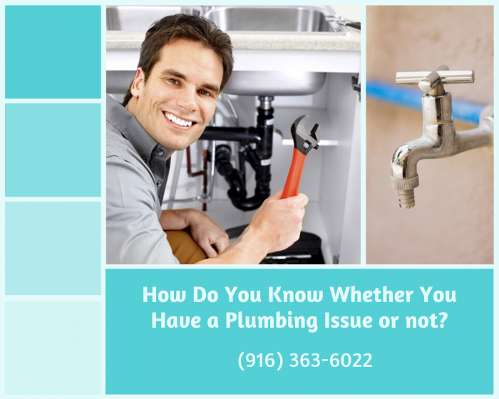 How Do You Know Whether You Have a Plumbing Issue or not?