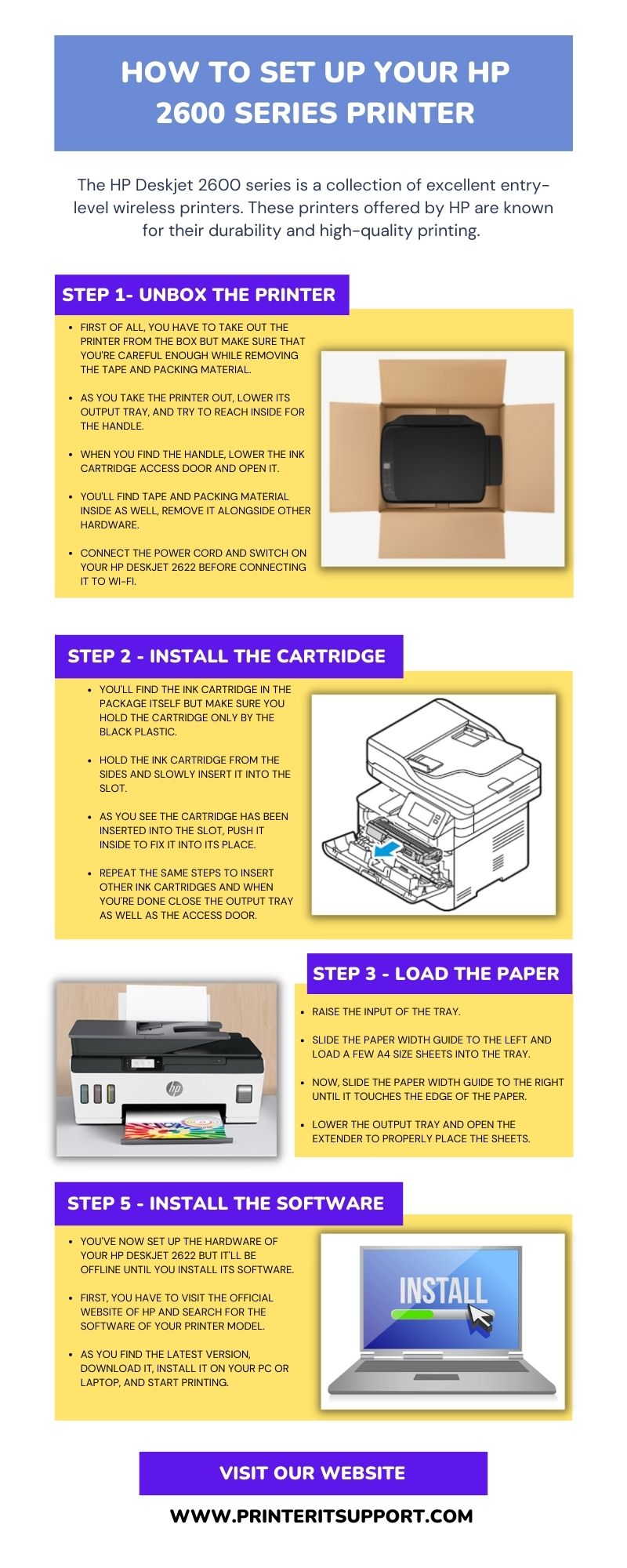 How To Set Up Your HP 2600 Series Printer