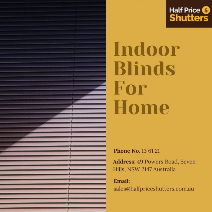 Indoor blinds for home
