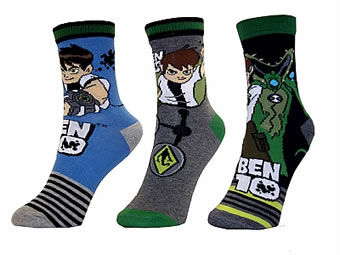 Boys Ben 10 Printed Sock MJ1322