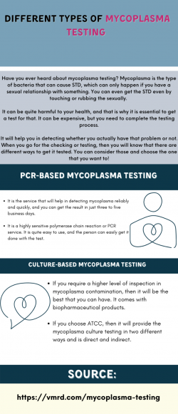 Main Types Of Mycoplasma Testing