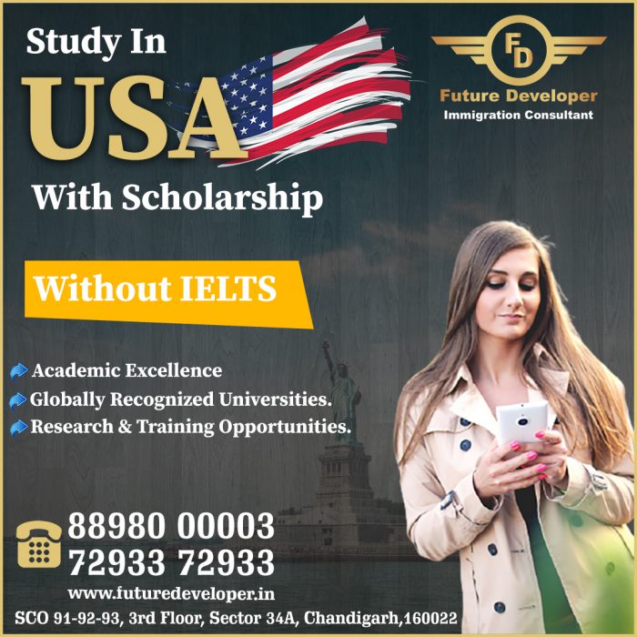 Study In USA Without IELTS/PTE