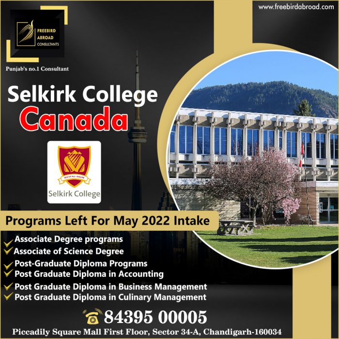Selkirk College Programs Open for 2022