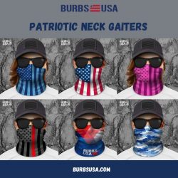 Shop Best Patriotic Neck Gaiters From Burbs USA