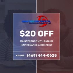 $20 Off Maintenance With Annual Maintenance Agreement