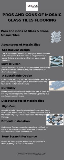PROS AND CONS OF MOSAIC GLASS TILES FLOORING
