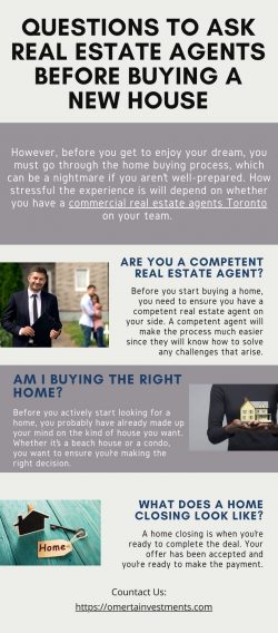 Questions To Ask Real Estate Agents Before Buying A New house