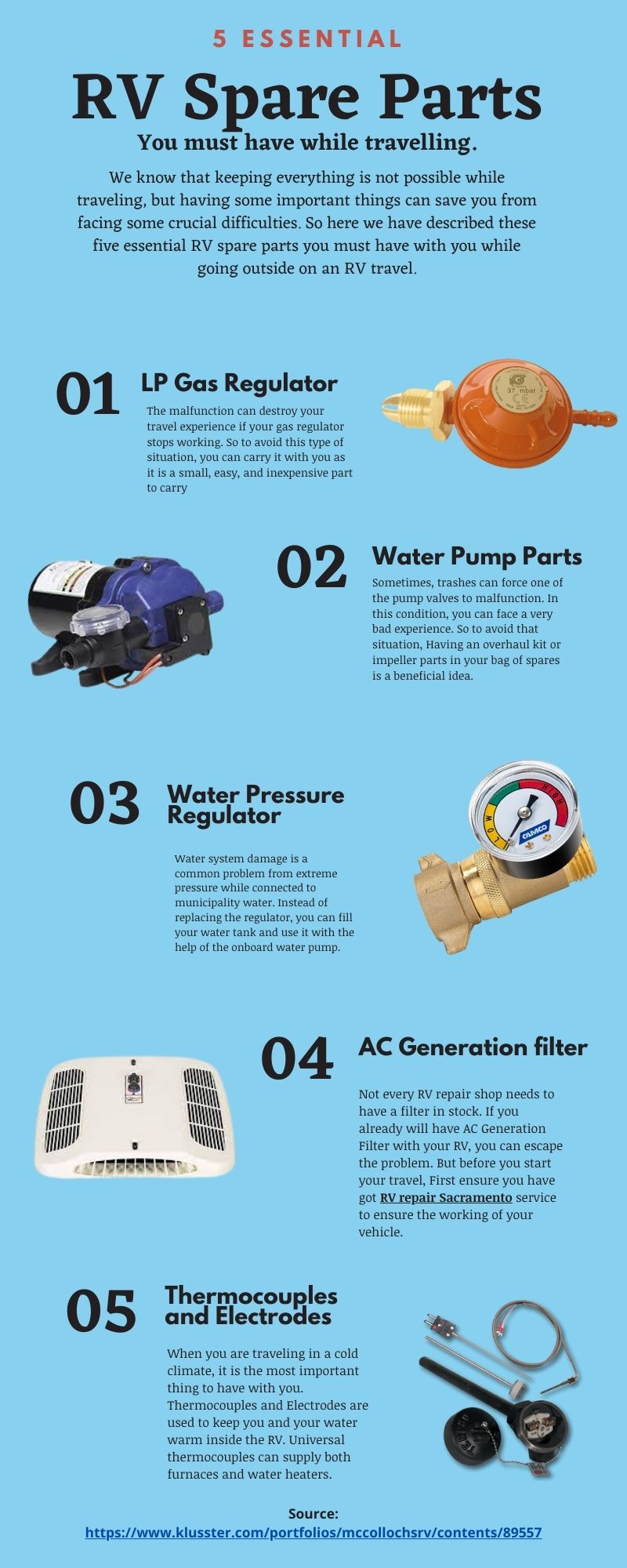 RV Essentials Checklist RV Spare Parts Social Social Social Social