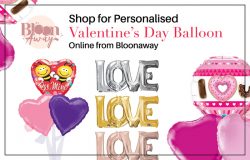 Shop for Personalised Valentine’s Day Balloons Online from Bloonaway