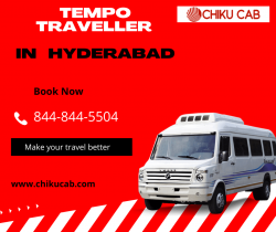 Tempo Traveller in Hyderabad on rent: Book Now 8448445504