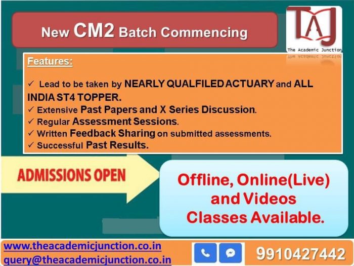 CM2 Exam Analysis Session- Sept 2021|The Academic Junction| Actuarial Science Coaching| CM2 Coaching