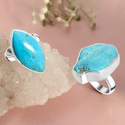 Sterling Silver Turquoise Ring | Silver ring for Men & Women