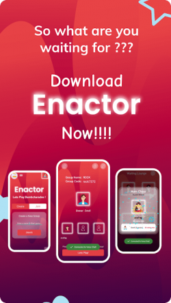 Enactor: Online Party Game to Play With Family and Friends