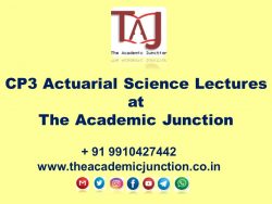 CP3 Exam Analysis Session- Sept 2021 | The Academic Junction | Actuarial Science Coaching