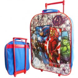 Avenger Boys Light Trolley Bag Kids Luggage Wheeled Bag Suitcase Travel Gift