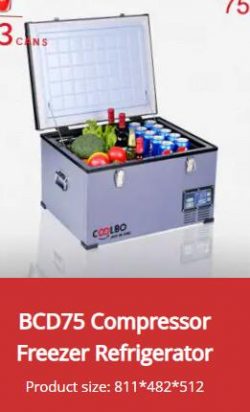 BCD75 compressor freezer refrigerator