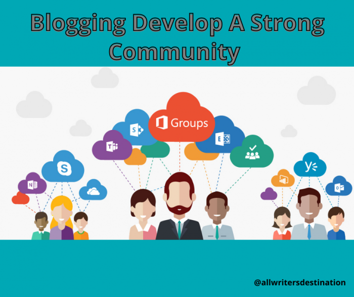 Blogging Allows You To Develop A Strong Community