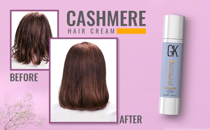 Get beautiful hair with the Cashmere Cream from GK Hair