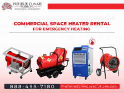 Commercial Space Heater Rental for Emergency Heating