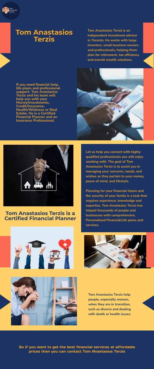 Contact with Tom Anastasios Terzis for Best Financial Services
