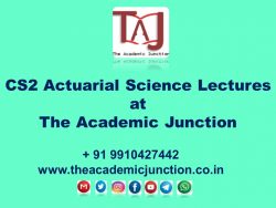 CS2 Latest Detailed Orientation Session| The Academic Junction| Actuarial Science Online Coaching