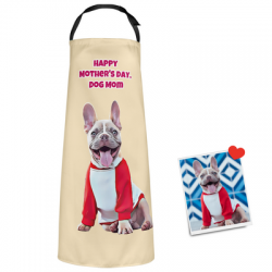 Custom Face Kitchen Apron Happy Mother’s Day – Dog Mom