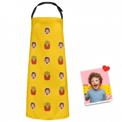 Custom Face Apron – French fries