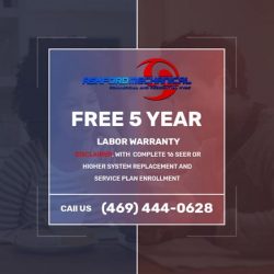 Free 5 Year Labor Warranty