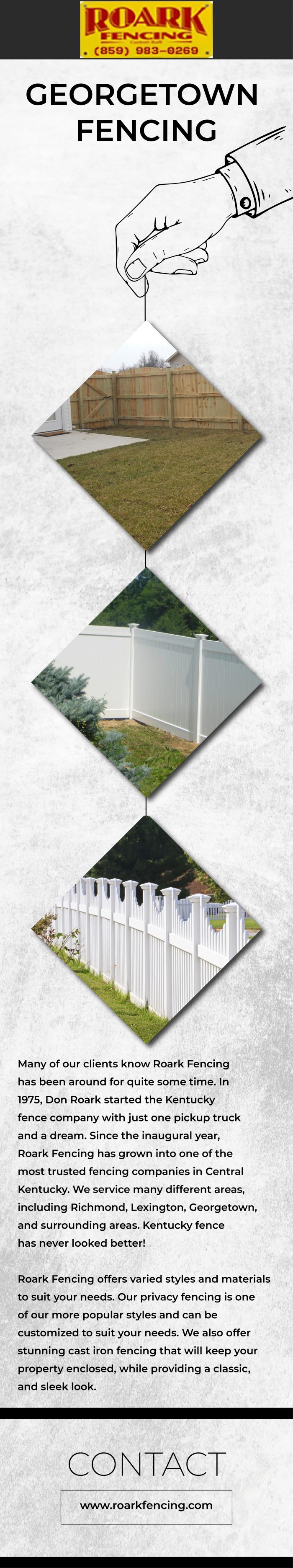 Get Connected with the Best Georgetown Fencing Company at Roark Fencing