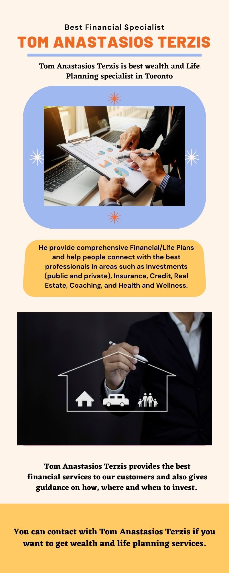 Get Wealth and Life Planning Services from Tom Anastasios Terzis