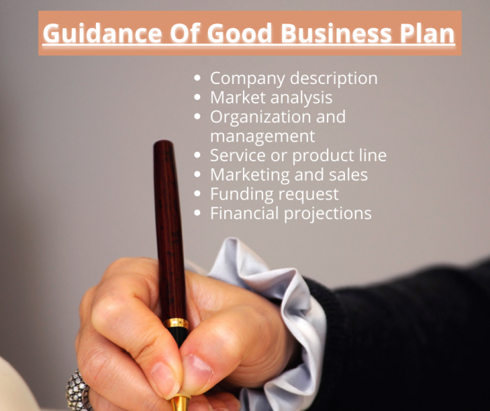 Guidance Of Good Business Plan