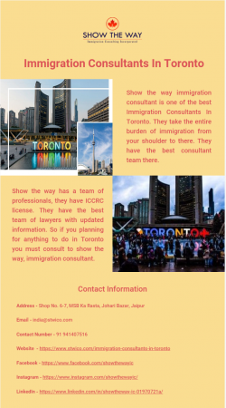 Immigration Consultants In Toronto
