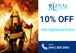 10% Off for Fire Fighters and Police
