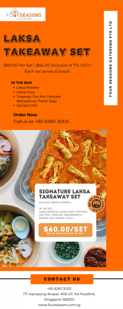 Order Takeaway Set Meals in Singapore – Four Seasons Catering