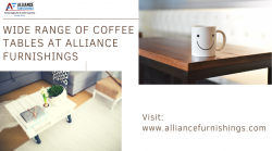 Shop for Coffee Tables at Alliance Furnishings