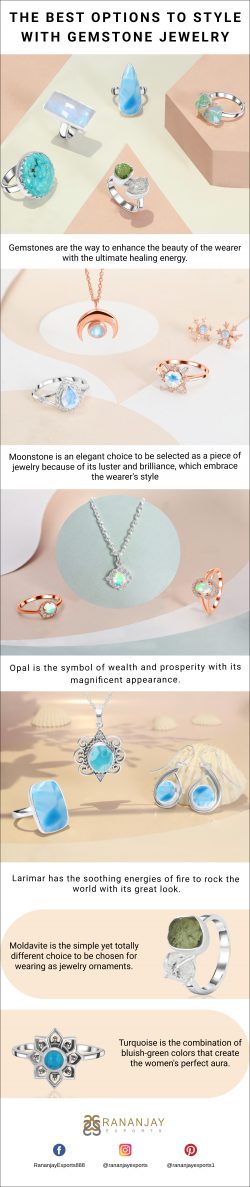 The best options to Style with Gemstone Jewelry