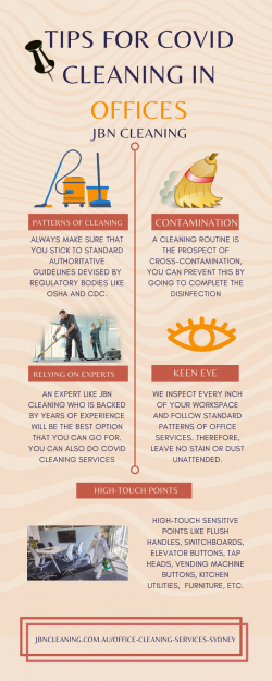 Tips For Covid Cleaning In Offices- JBN Cleaning