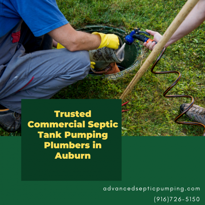 Trusted Commercial Septic Tank Pumping Plumbers in Auburn