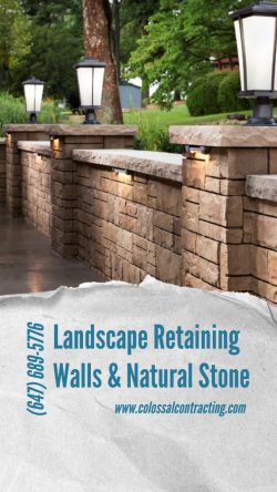 Landscape Retaining Walls & Natural Stone Services