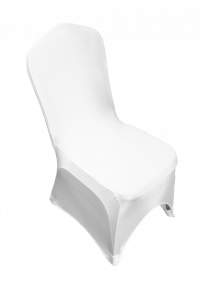 Banquet Chair White Stretch Cover -Areeka Event Rentals